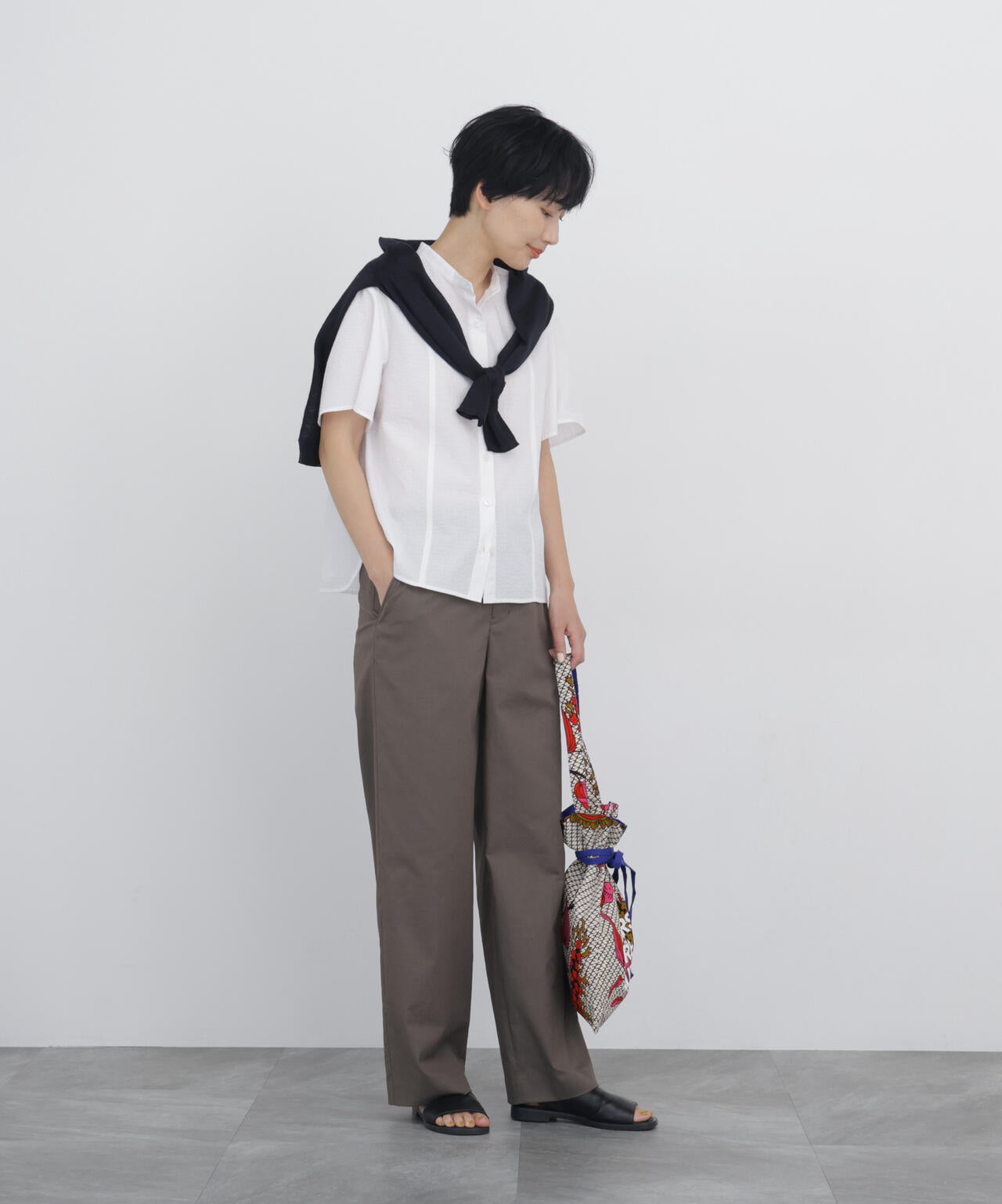 《名品 / 接触冷感 / UVカット / 洗える》クールマックスストレートパンツ