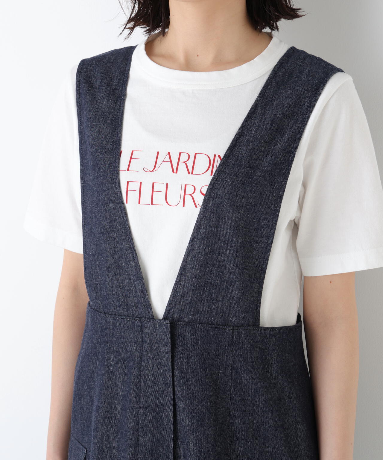 《定番素材 / 洗える》ライトオンスデニムジャンスカ