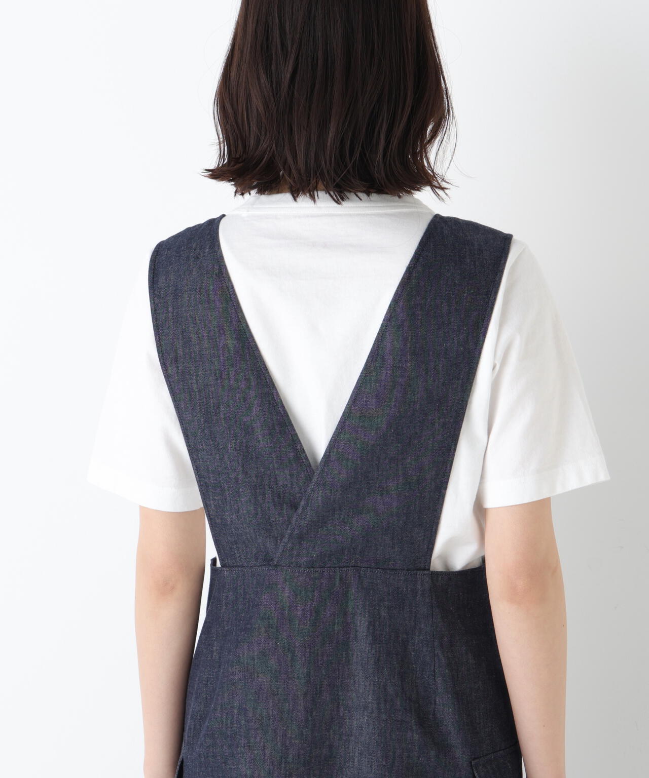 《定番素材 / 洗える》ライトオンスデニムジャンスカ