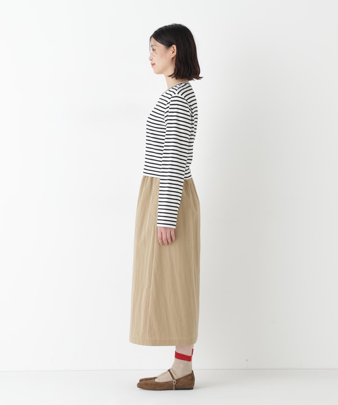 ドッキングプルオーバーワンピース