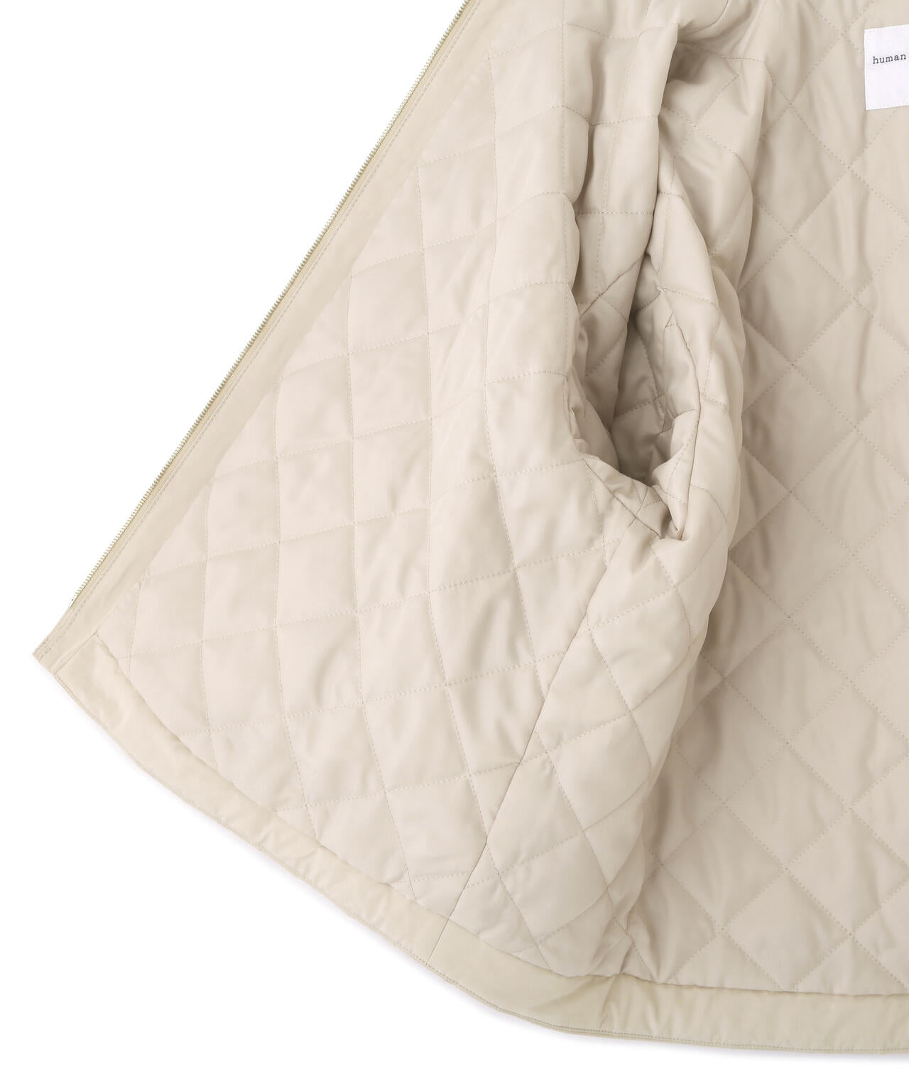 ≪弱撥水素材≫中綿入りタフタショートブルゾン