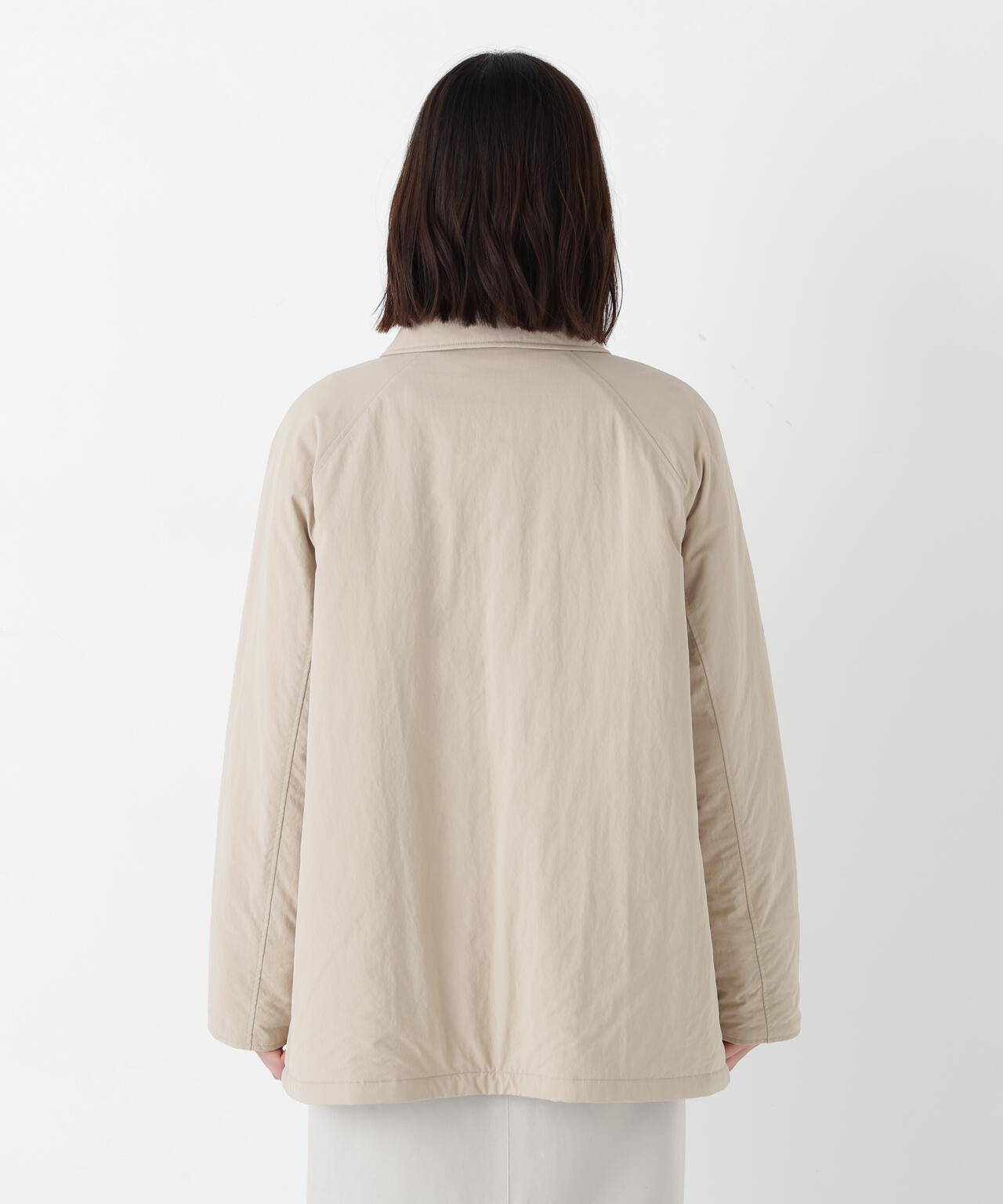 《中綿入り》ステンカラーブルゾン