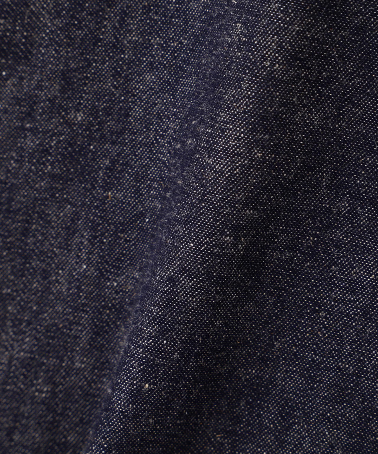 《洗える》綿麻ライトオンスデニムブルゾン