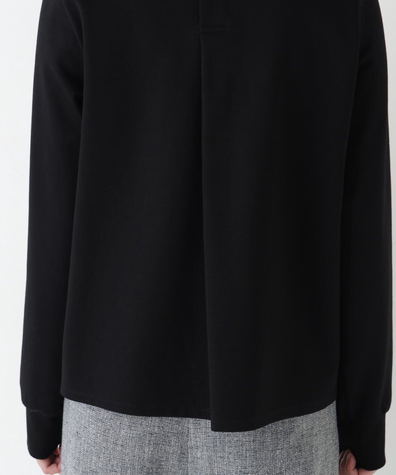 シャツカラードッキングプルオーバー