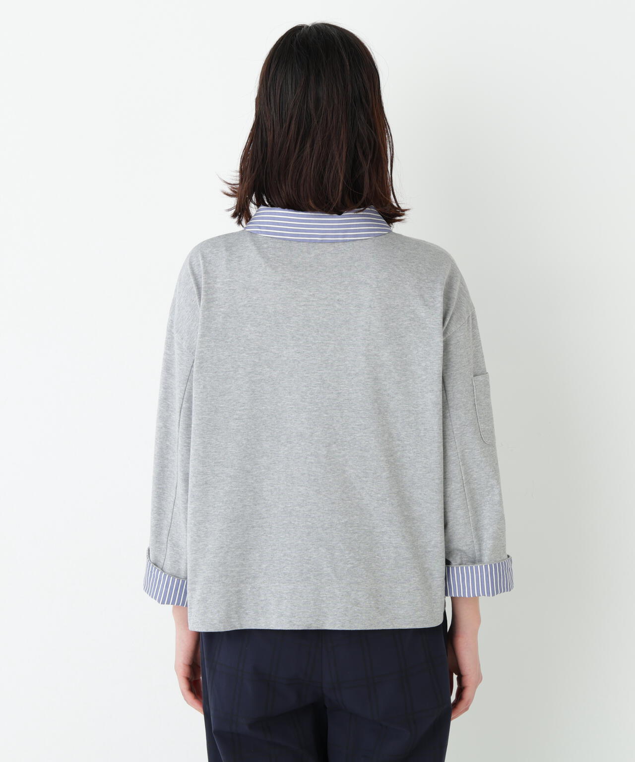 《接触冷感》クールマックス マリンディティールカットソー