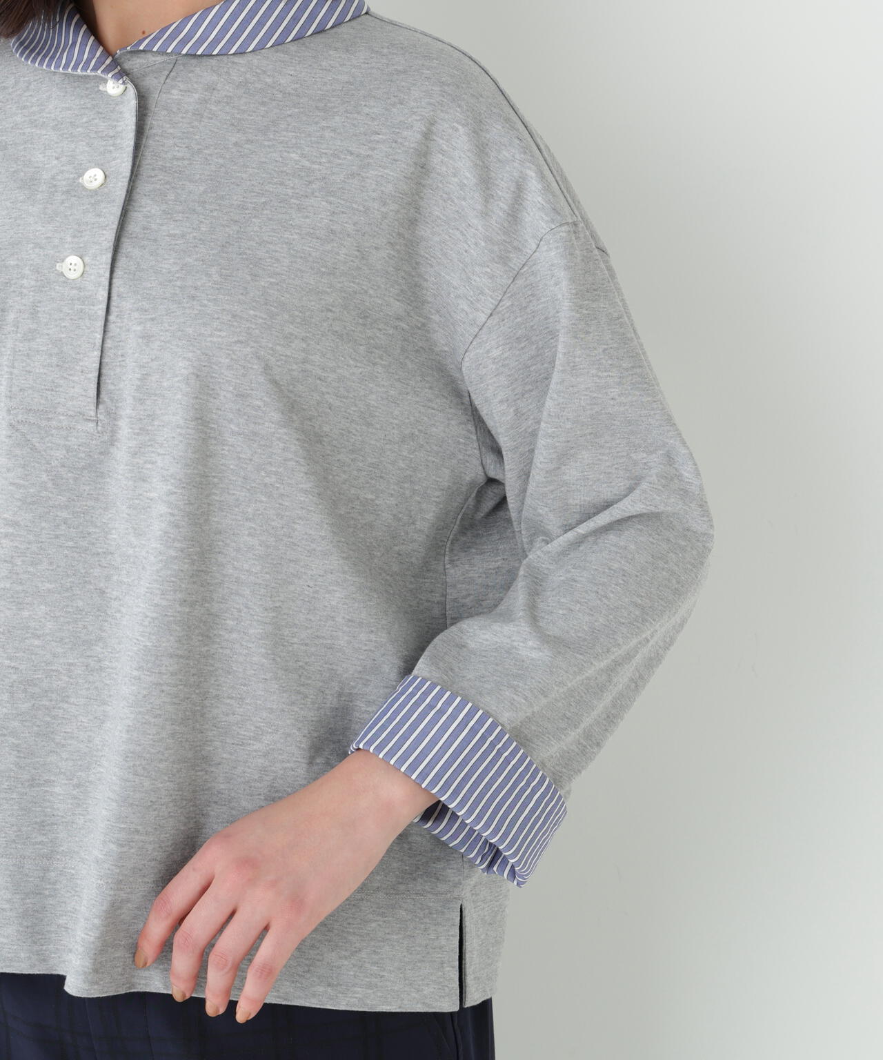 《接触冷感》クールマックス マリンディティールカットソー