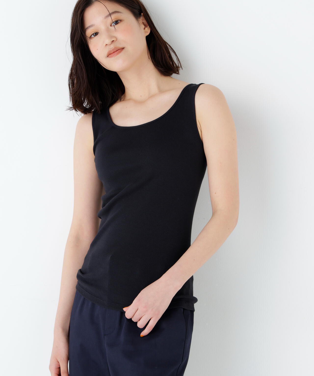 《再販売!》オーガニック丸胴タンクトップ