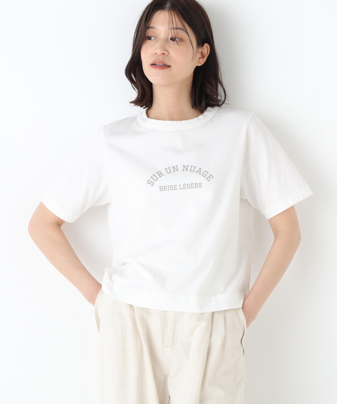 《リサイクル素材使用》TSUNAGU ロゴTシャツ
