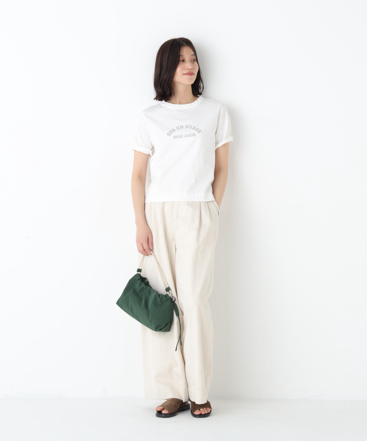 《リサイクル素材使用》TSUNAGU ロゴTシャツ