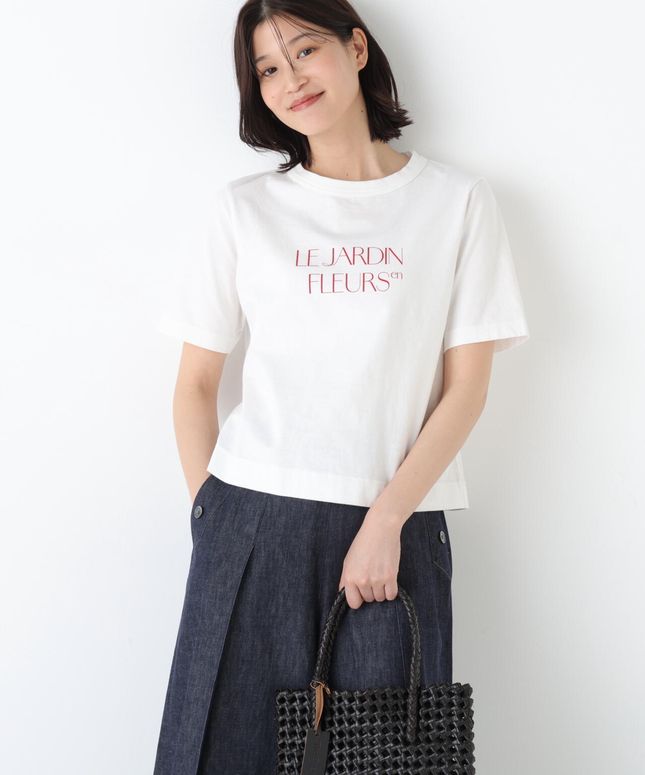 《リサイクル素材使用》TSUNAGU ロゴTシャツ