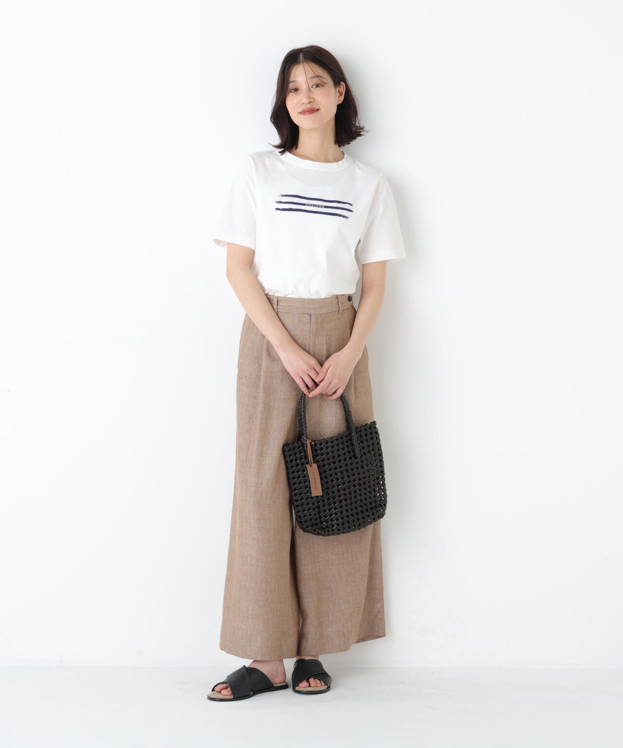 《リサイクル素材使用》TSUNAGU ロゴTシャツ