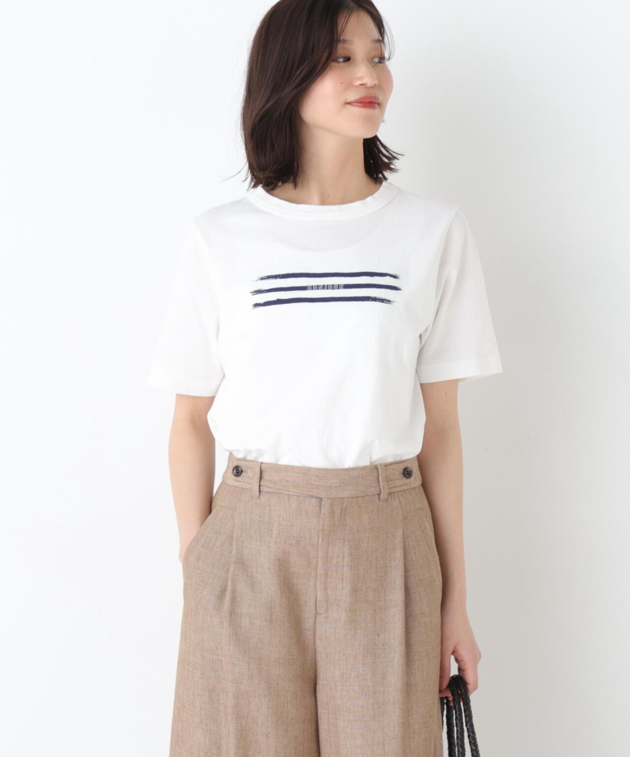 《リサイクル素材使用》TSUNAGU ロゴTシャツ