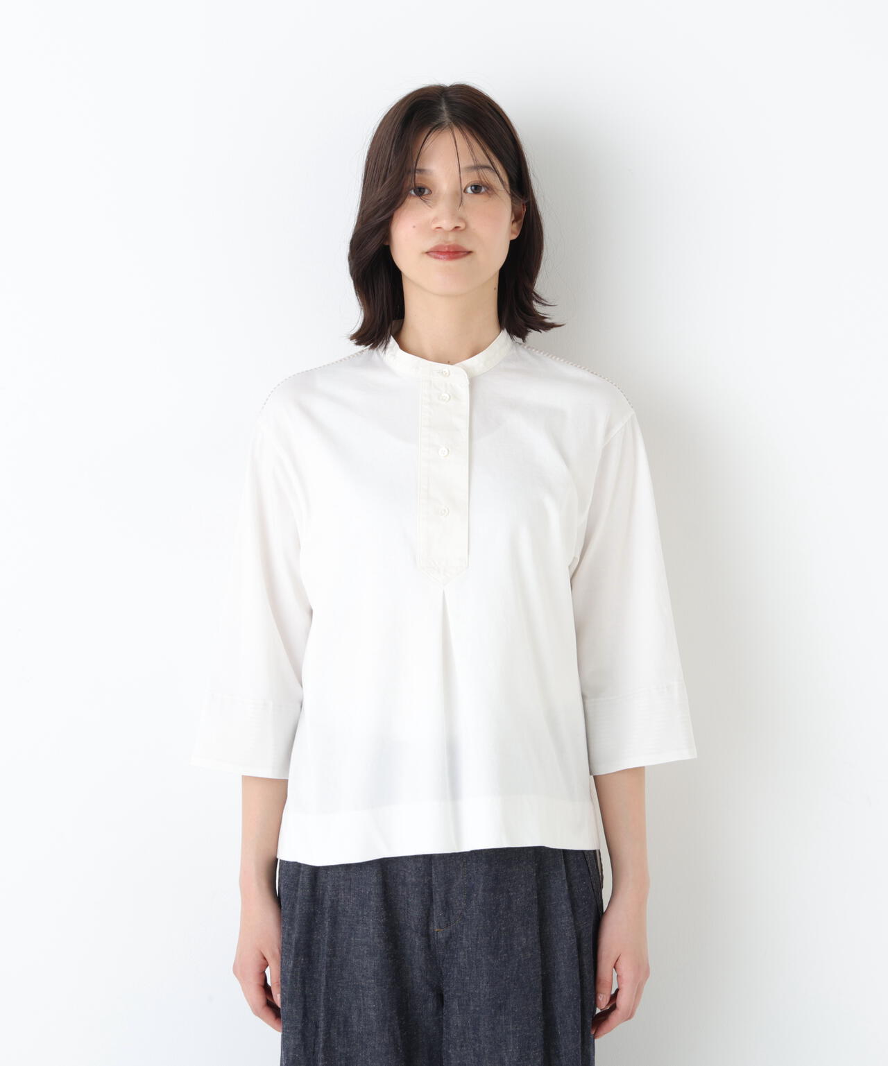 【6/12 10:00~6/15 スペシャルクーポン 対象商品】異素材使い配色プルオーバー