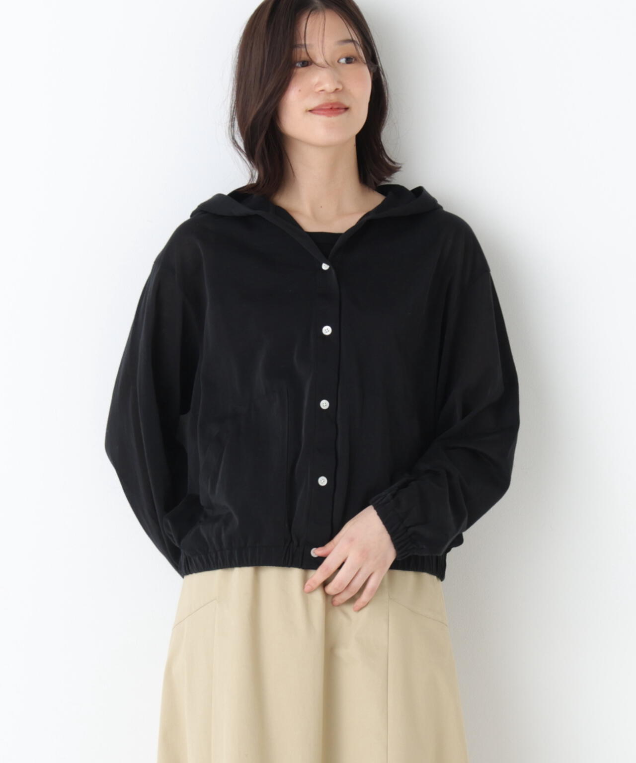 《大人気追加生産 / 新色展開あり》シアー天竺フーディーハオリ