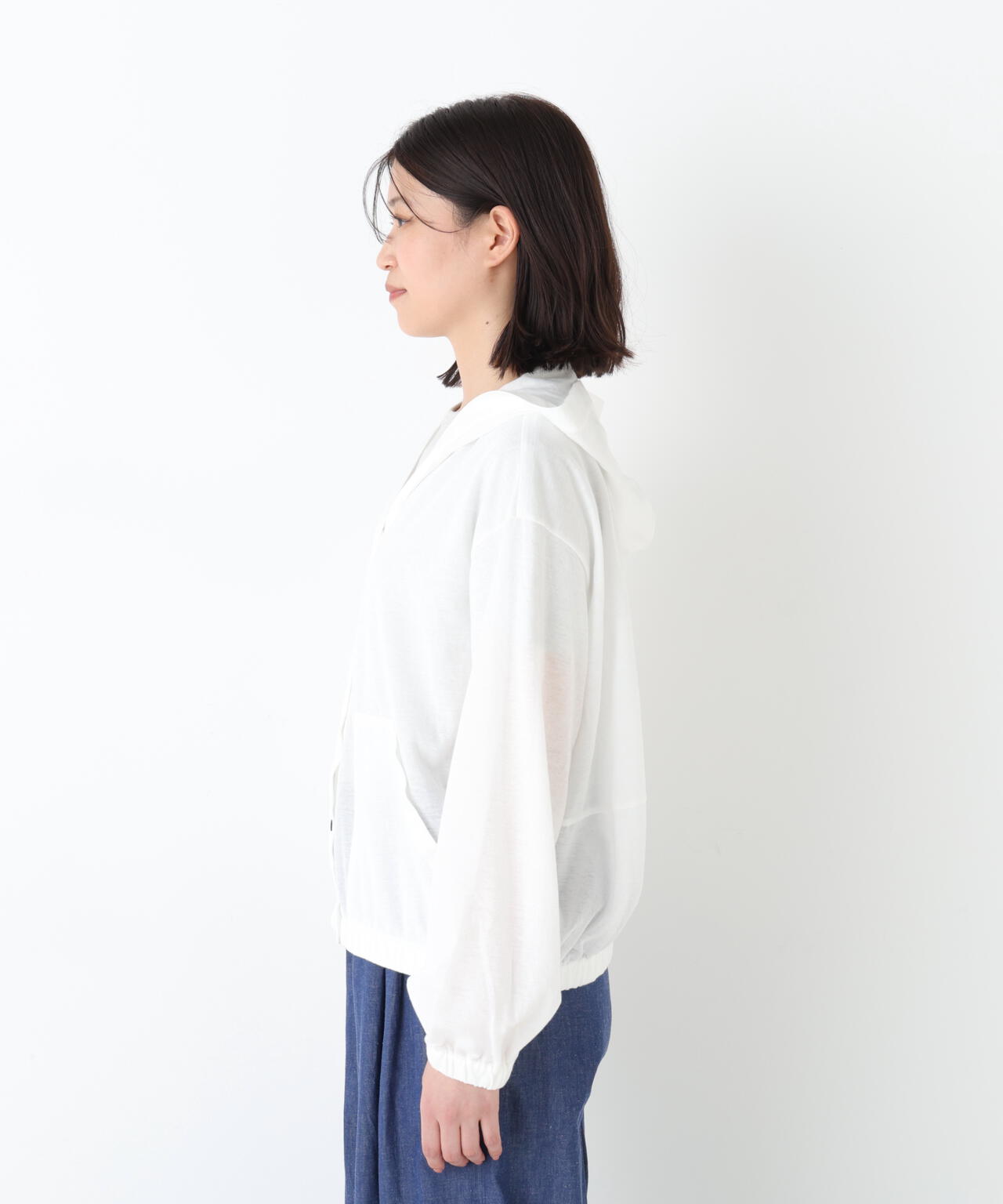 《大人気追加生産 / 新色展開あり》シアー天竺フーディーハオリ