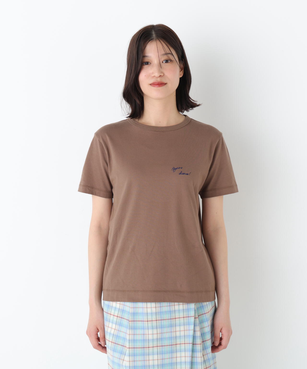 Bonne chance 刺繍ロゴTシャツ