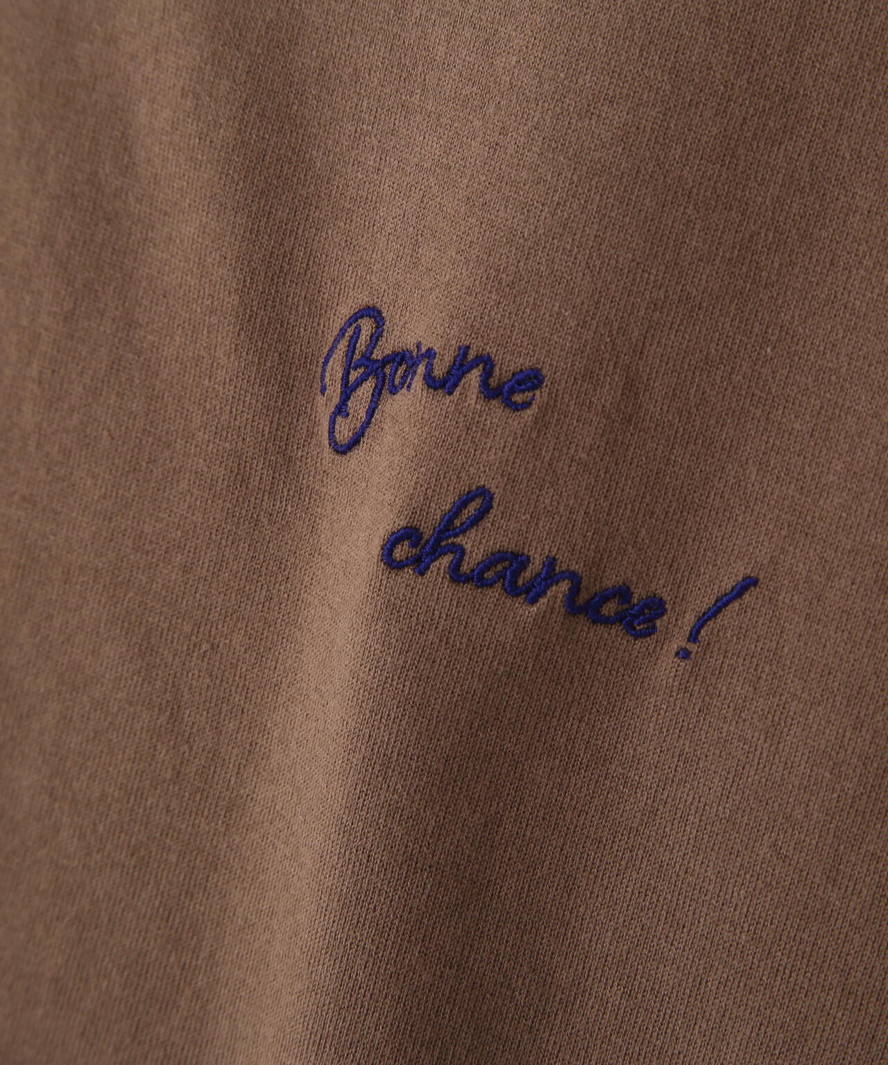 Bonne chance 刺繍ロゴTシャツ