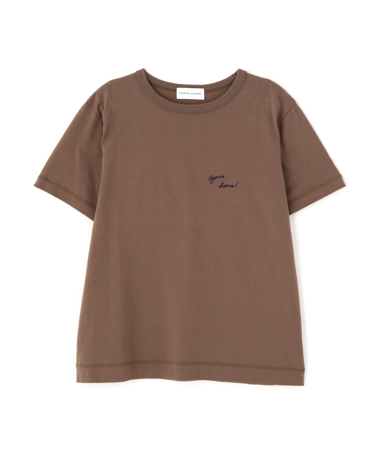Bonne chance 刺繍ロゴTシャツ