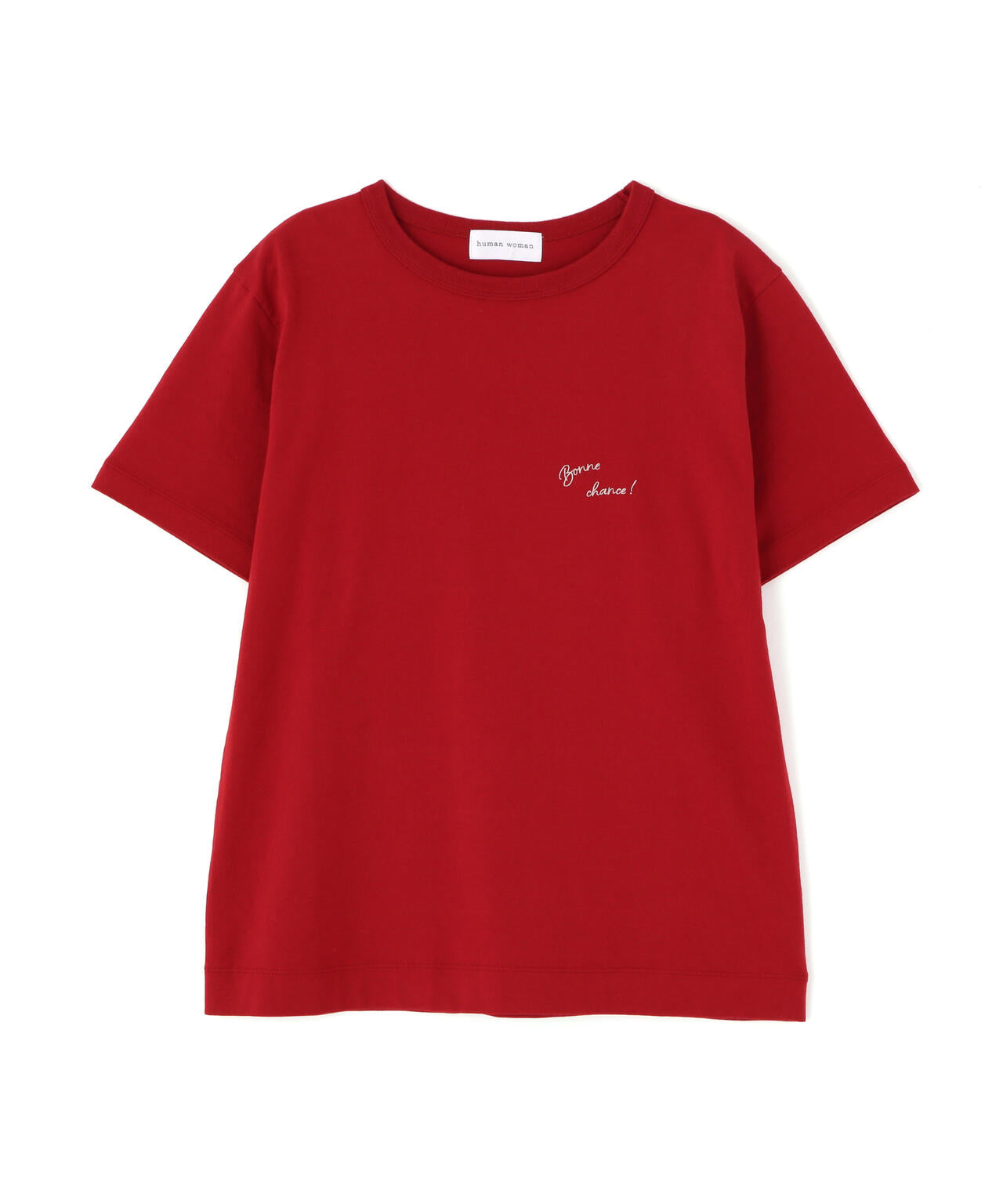 Bonne chance 刺繍ロゴTシャツ
