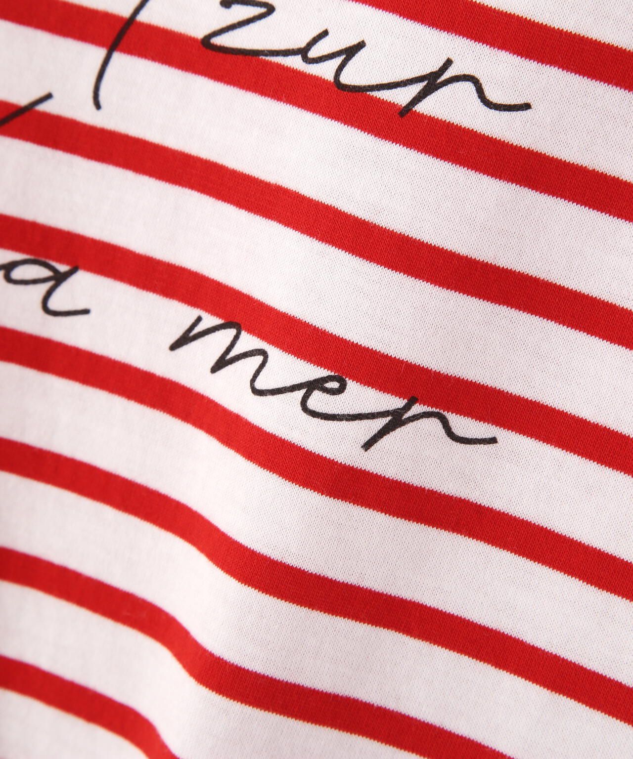 azurela mer ボーダーロゴTシャツ