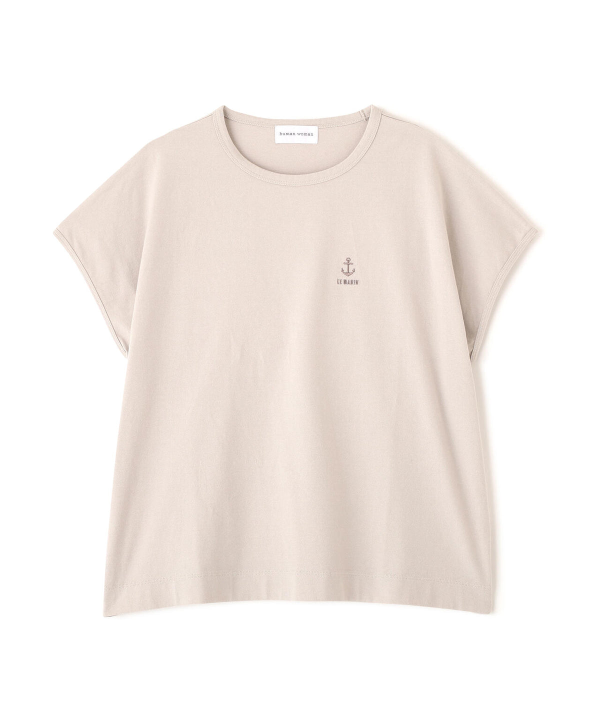 刺繍アンカーロゴTシャツ