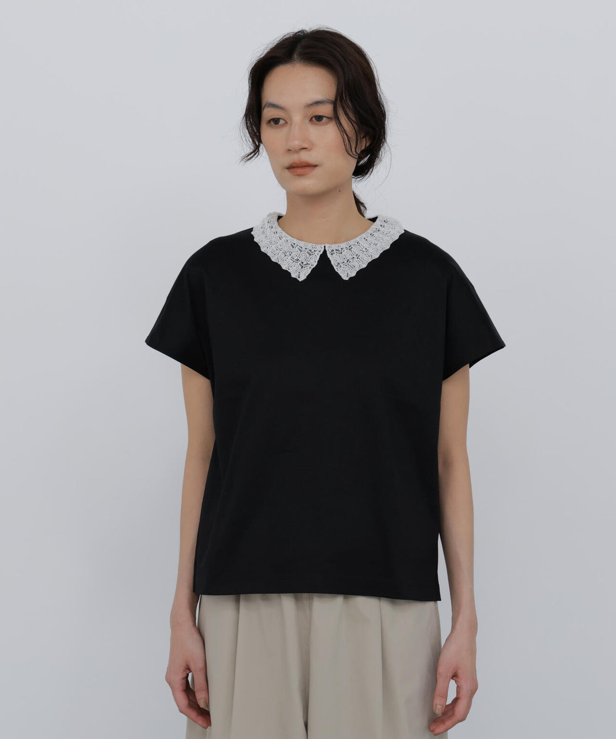 165cm/B:77cm/W:57cm/H:79cm 着用サイズ:M