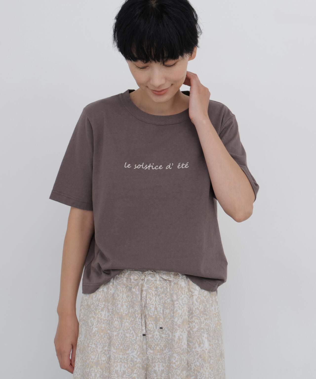 《4色展開》メッセージロゴTシャツ