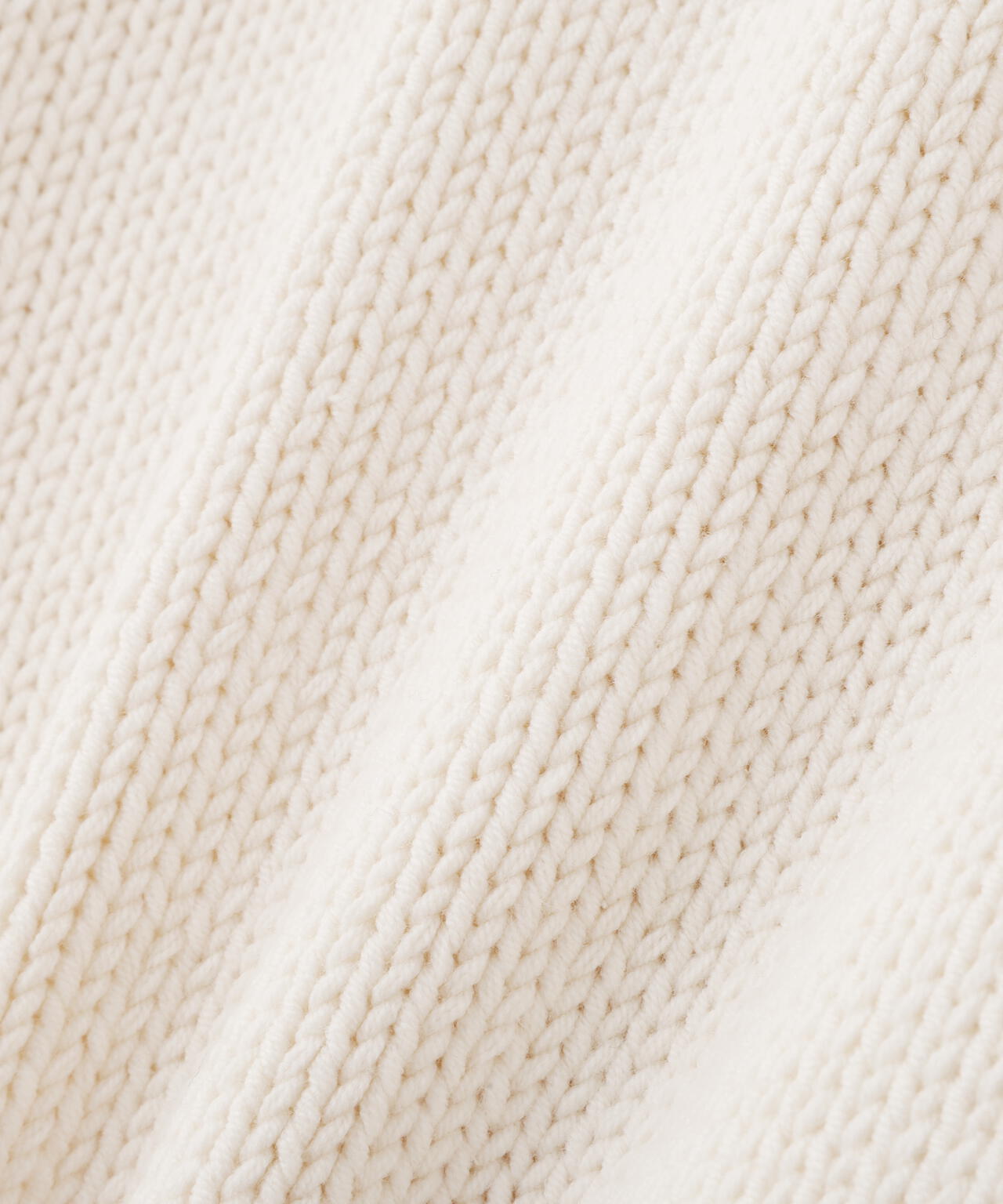 《洗える》コットンミックスローゲージニットプルオーバー