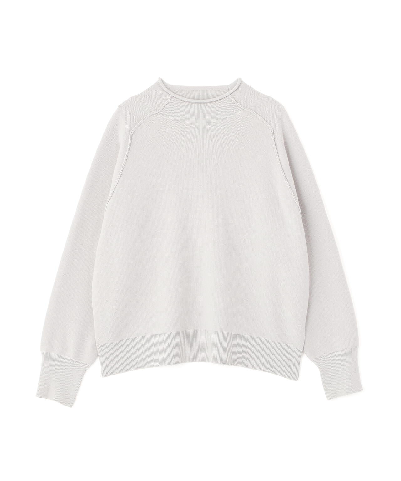 《洗える》コットンジャガードボトルネックPO