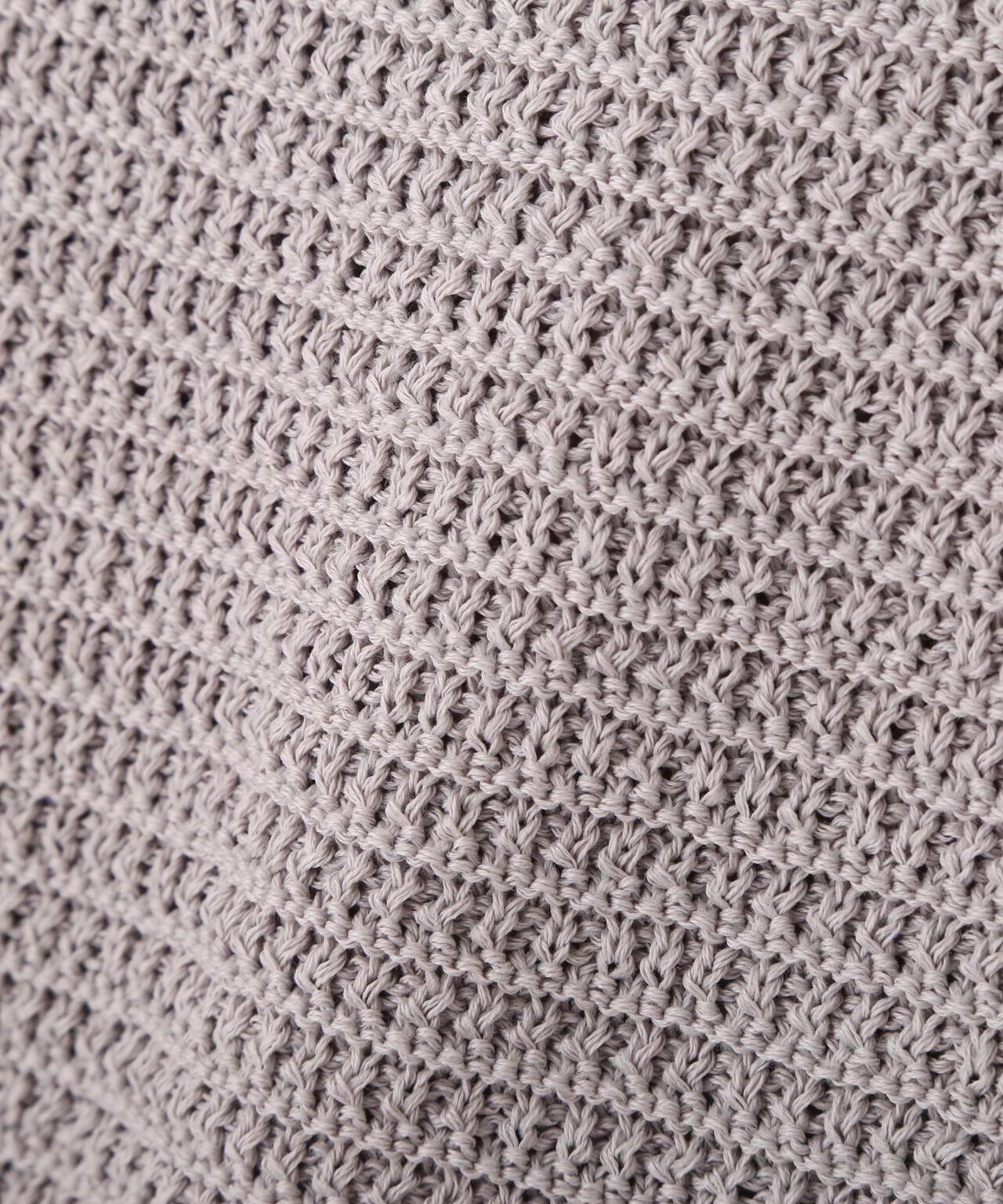 ≪定番 / 洗える≫ギマコットン地柄ニットベスト