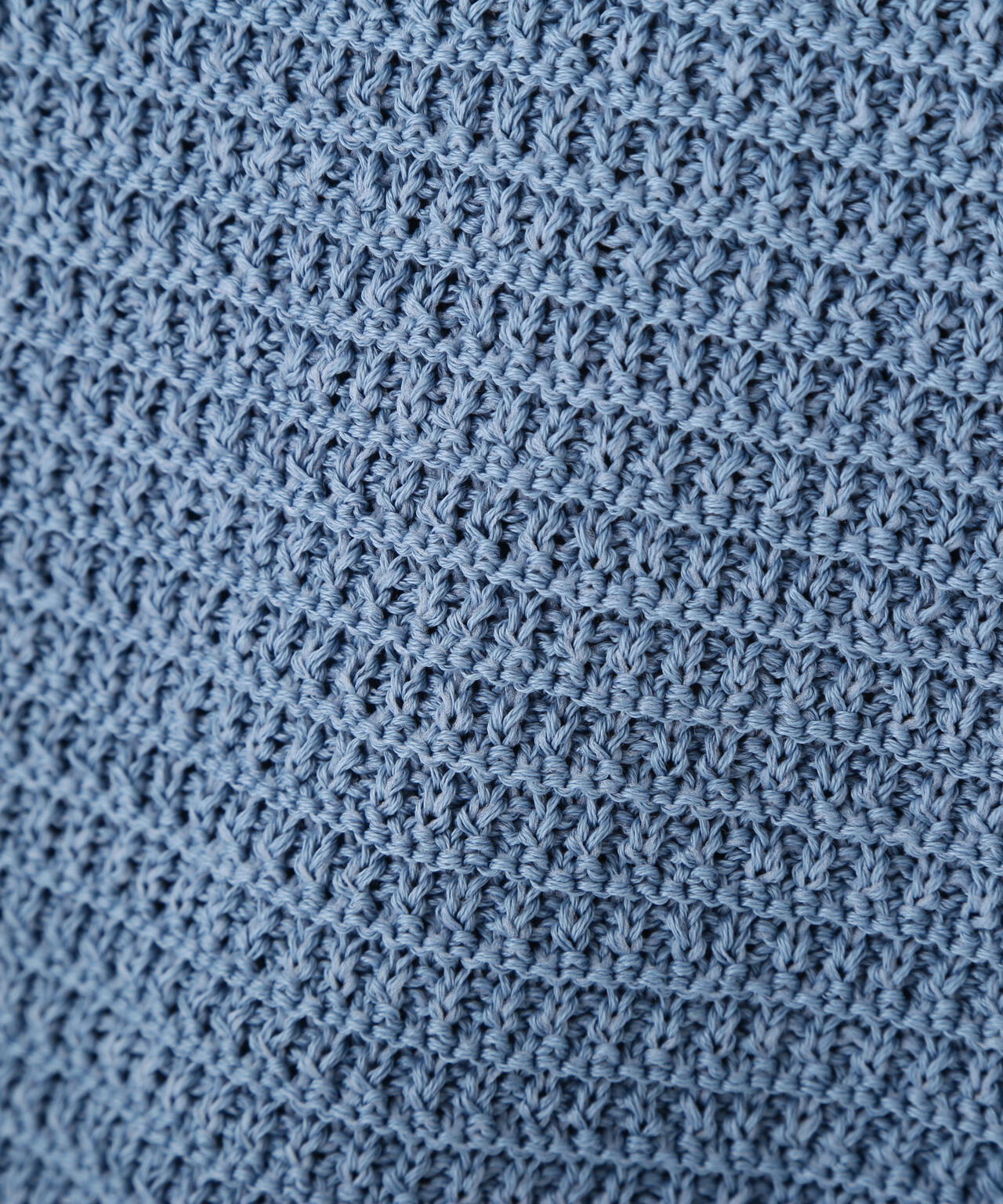 ≪定番 / 洗える≫ギマコットン地柄ニットベスト