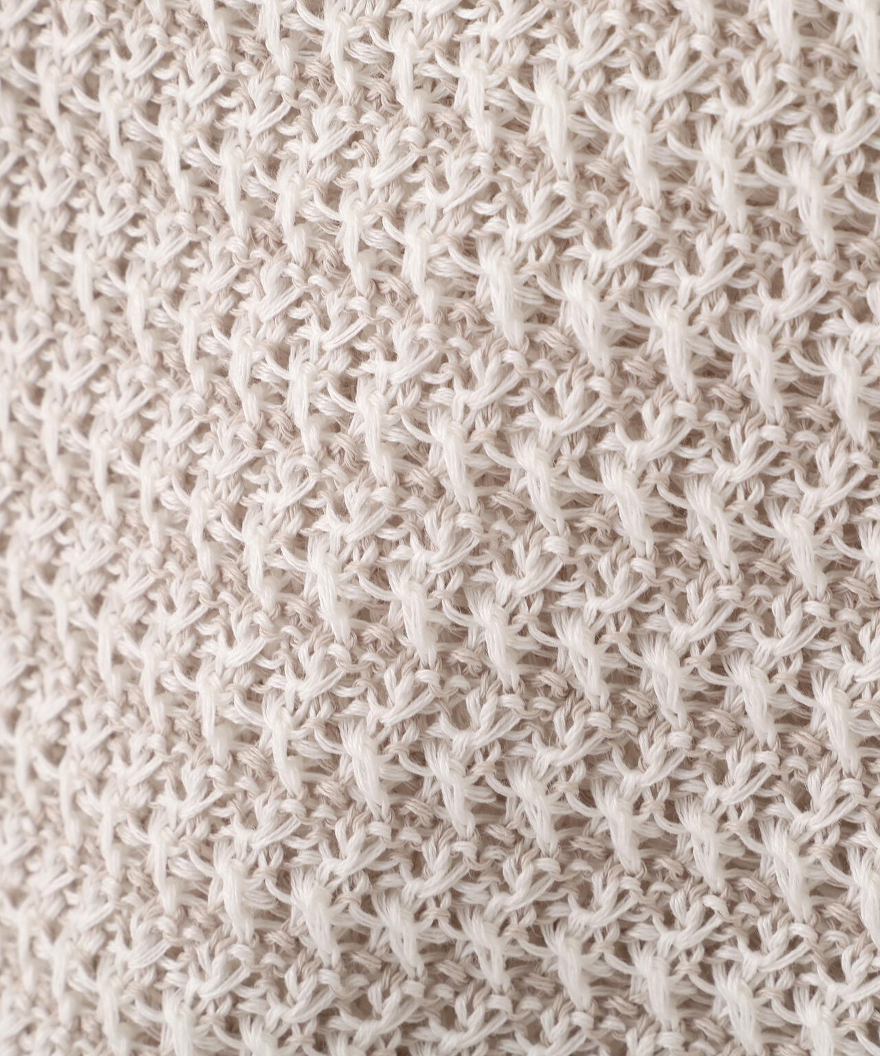 《名品 / 洗える》ミドルゲージ ギマ ミックスニットプルオーバー