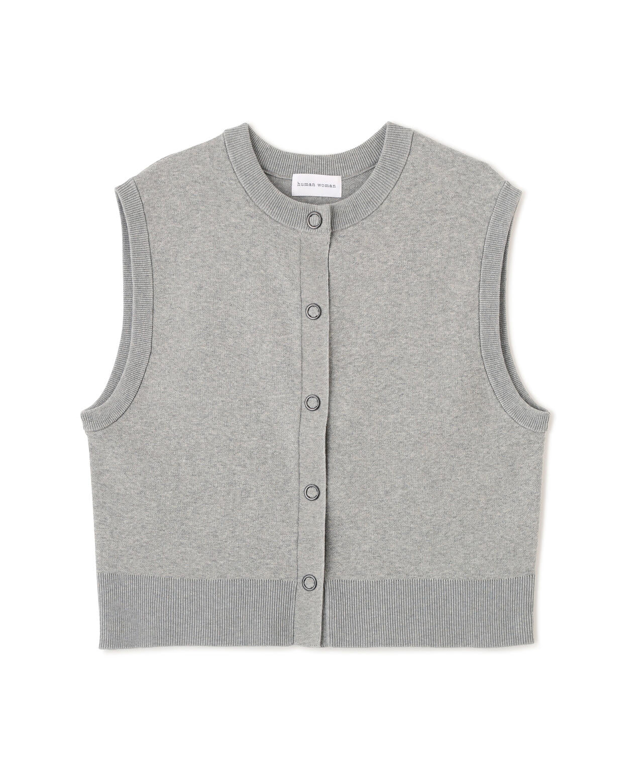 ハイツイストコットン混ジャカードベスト