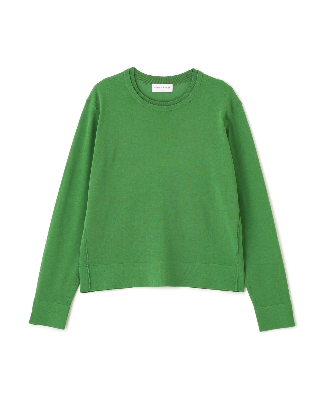 ネックダブルプルオーバーニット