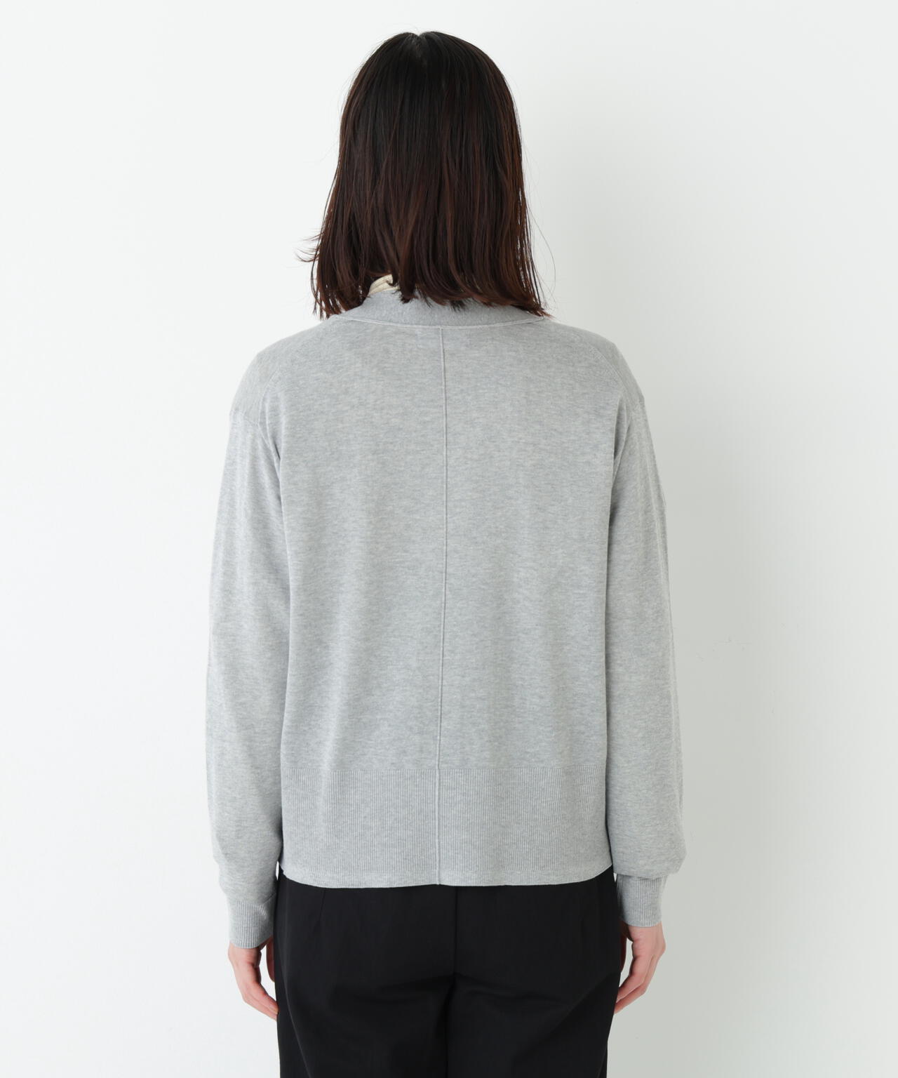 アイレットVネックカーディガン