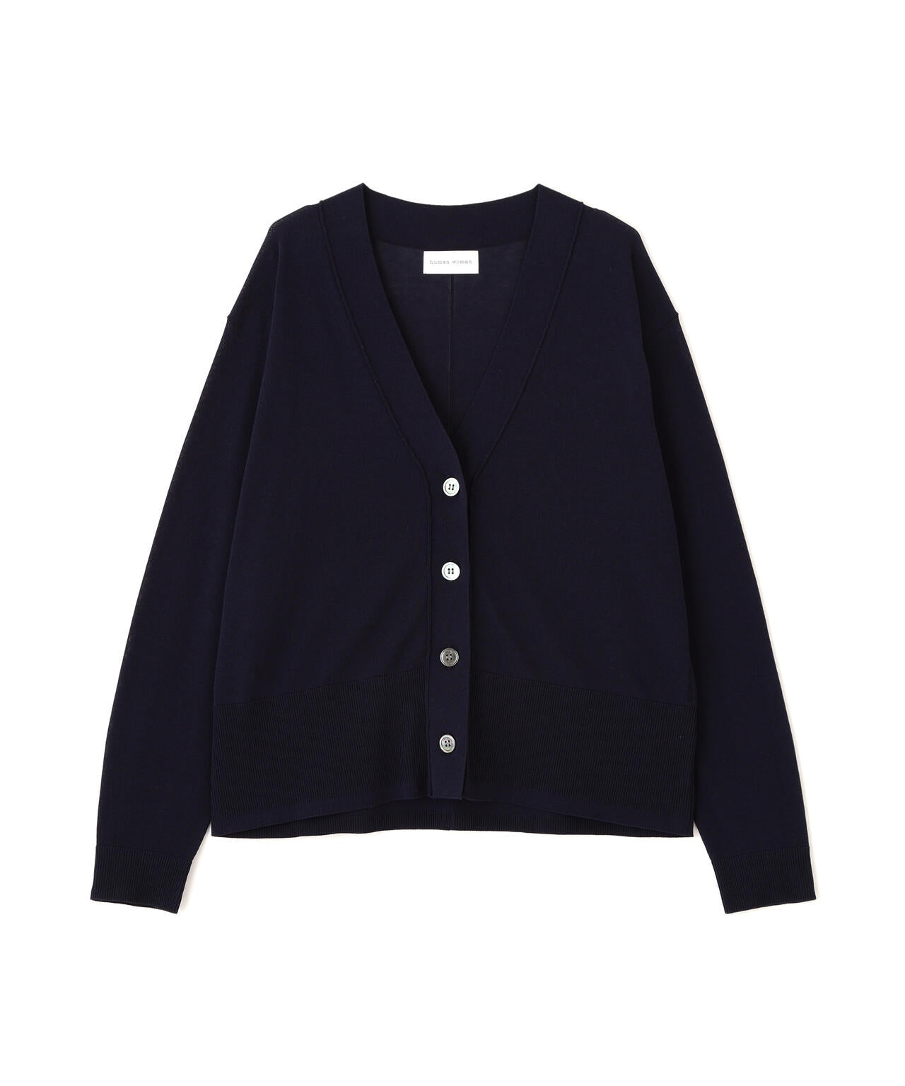アイレットVネックカーディガン