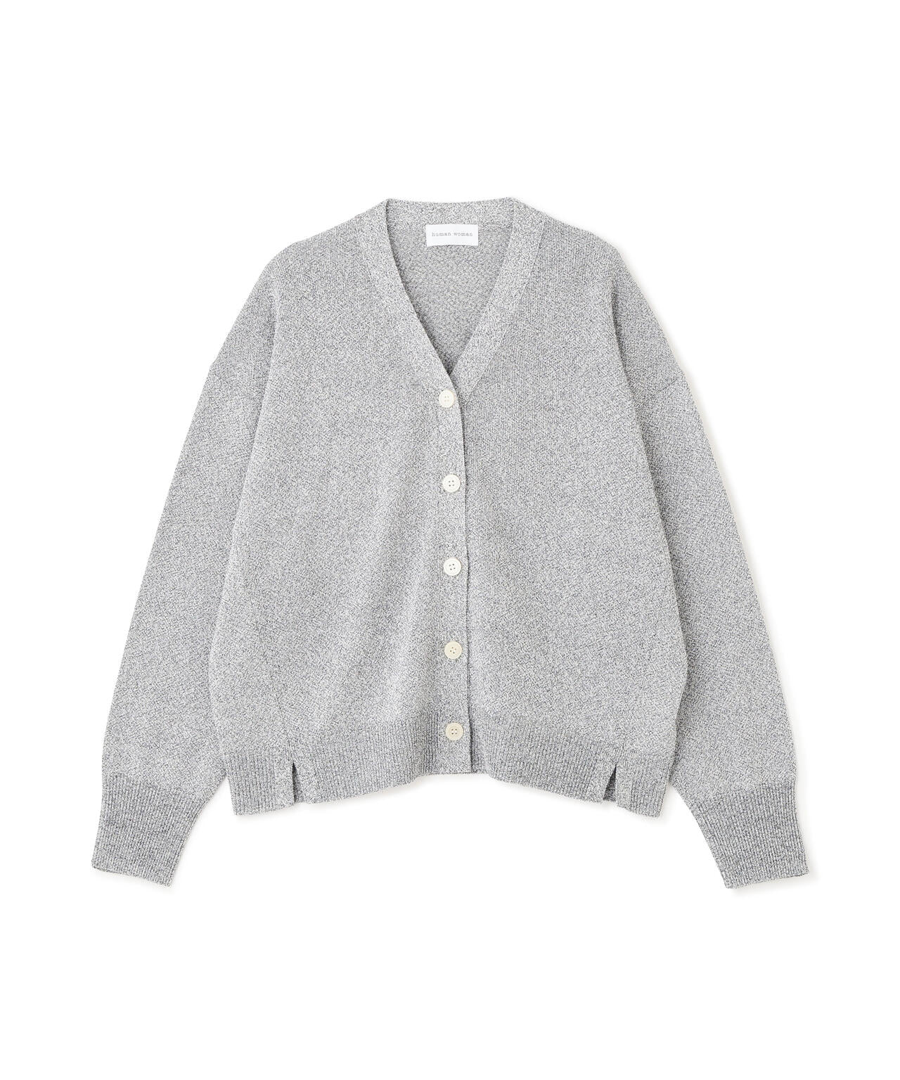 《名品 / 洗える》ペーパーヤーンVネックカーディガン