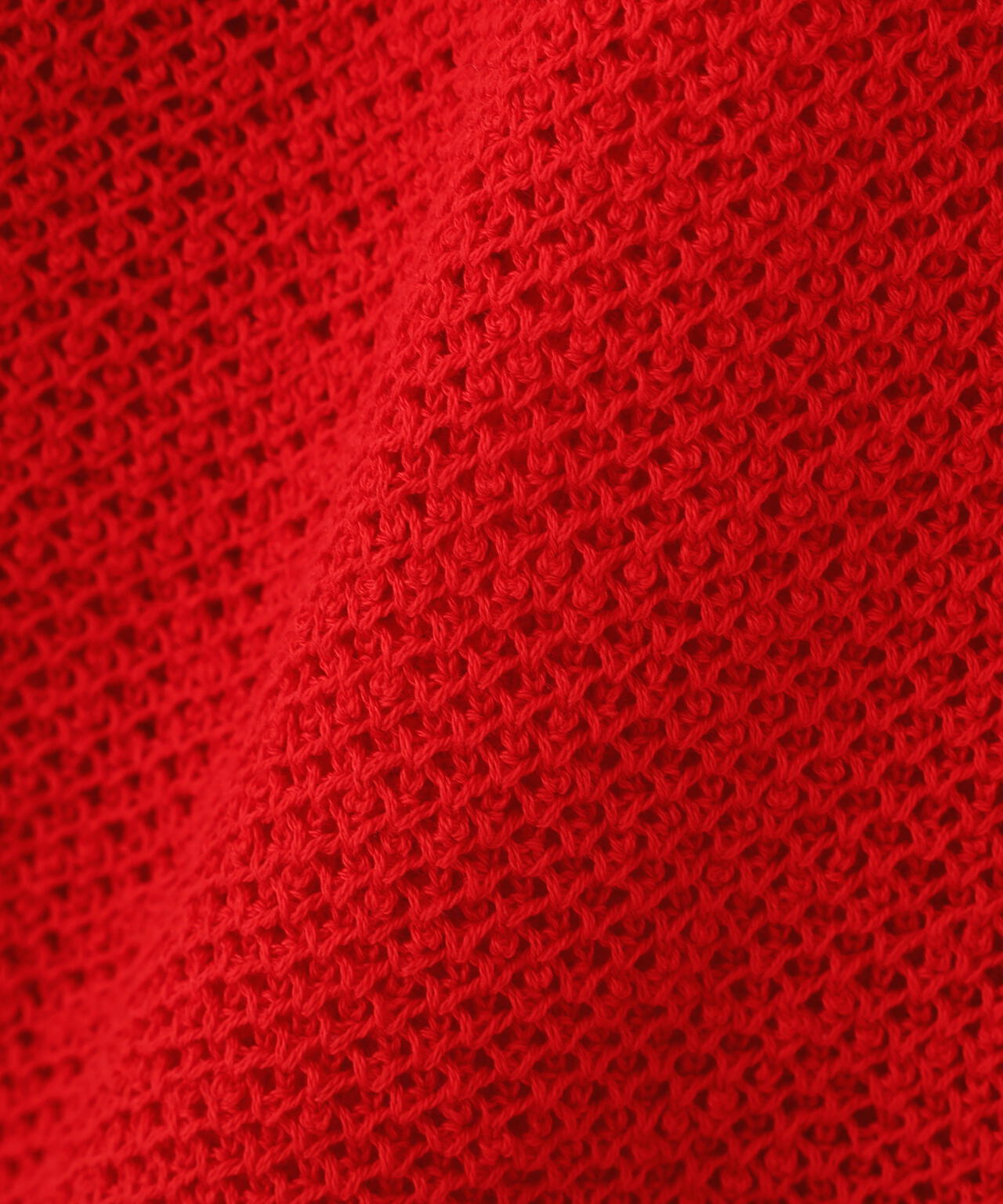 《洗える》メッシュ柄ニットジレ