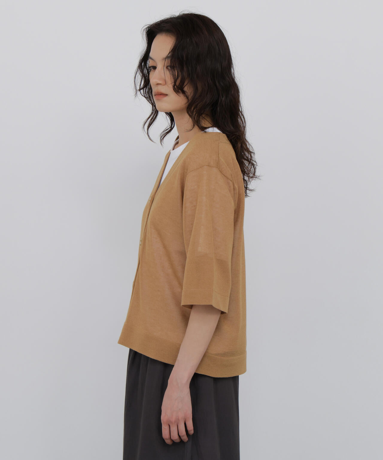 165cm/B:77cm/W:57cm/H:79cm 着用サイズ:M