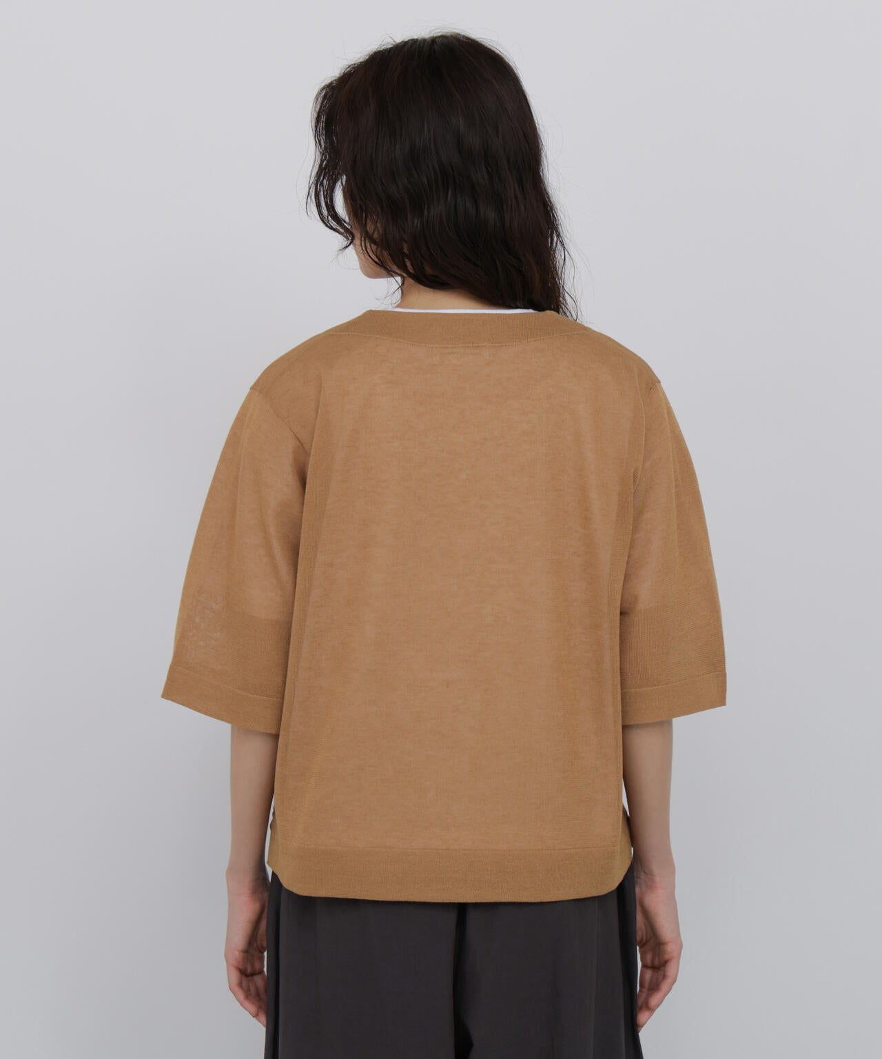 165cm/B:77cm/W:57cm/H:79cm 着用サイズ:M