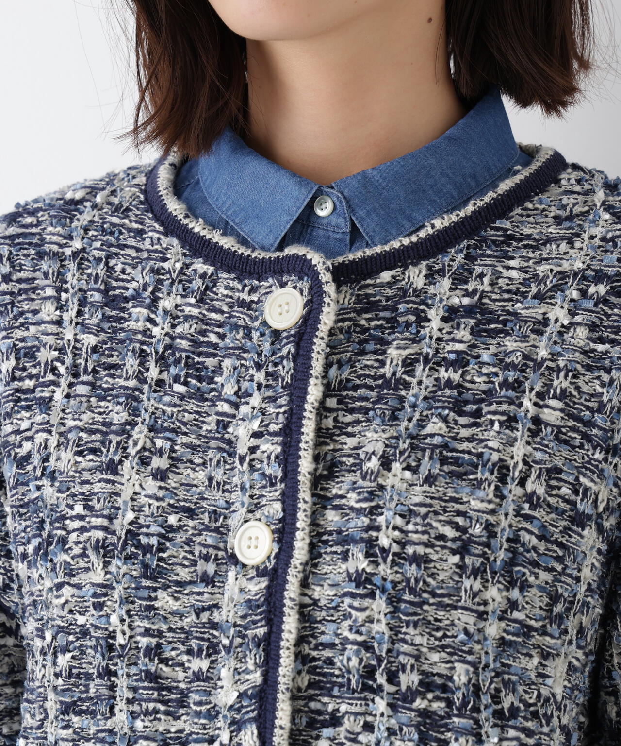 ツィードニットJK