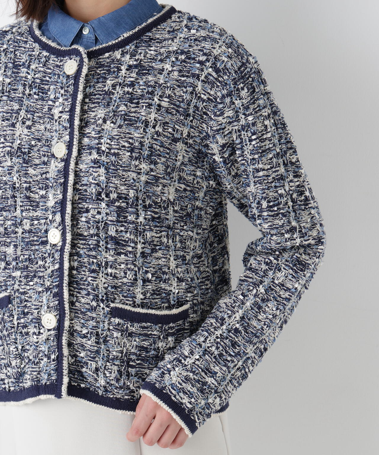 ツィードニットJK