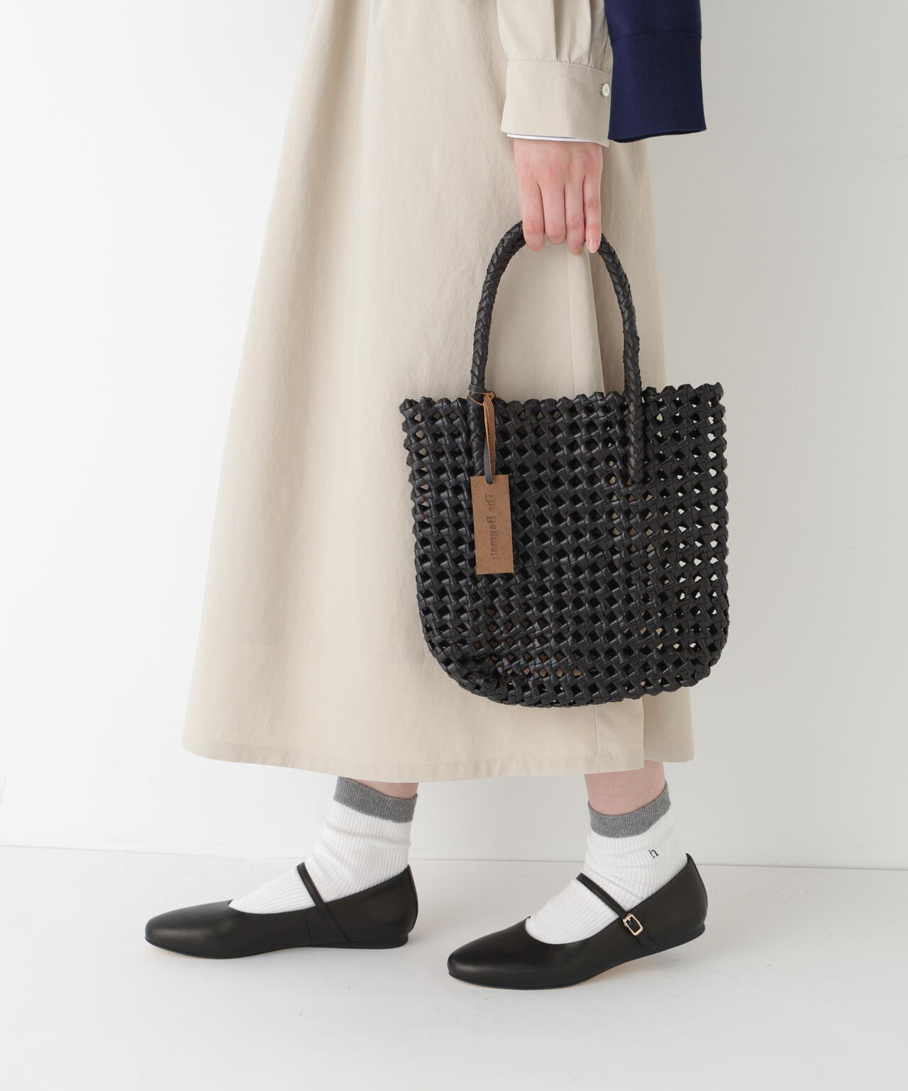 《BAGMATI》レザーメッシュバッグ