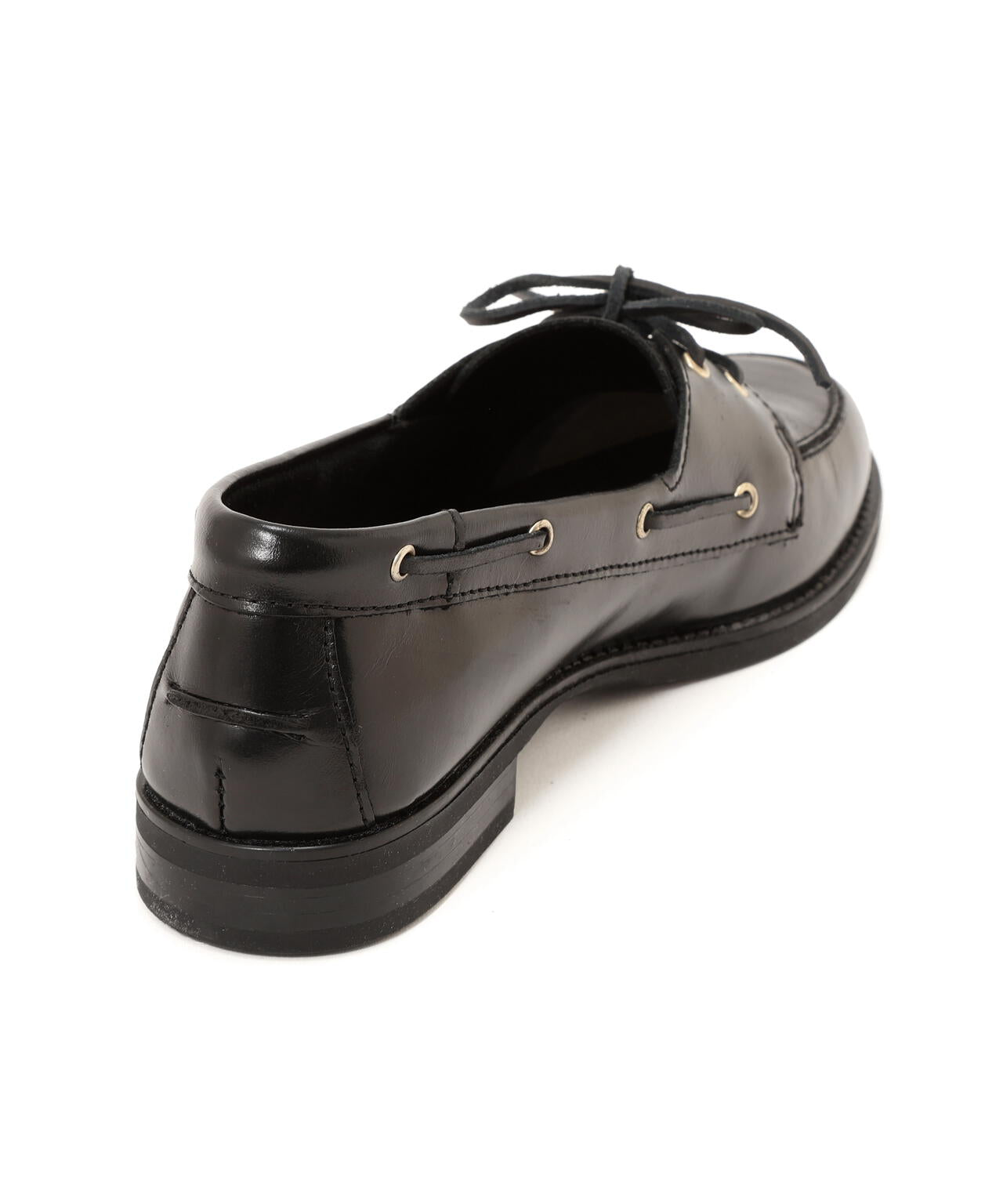 《ENESS》レザーデッキシューズ