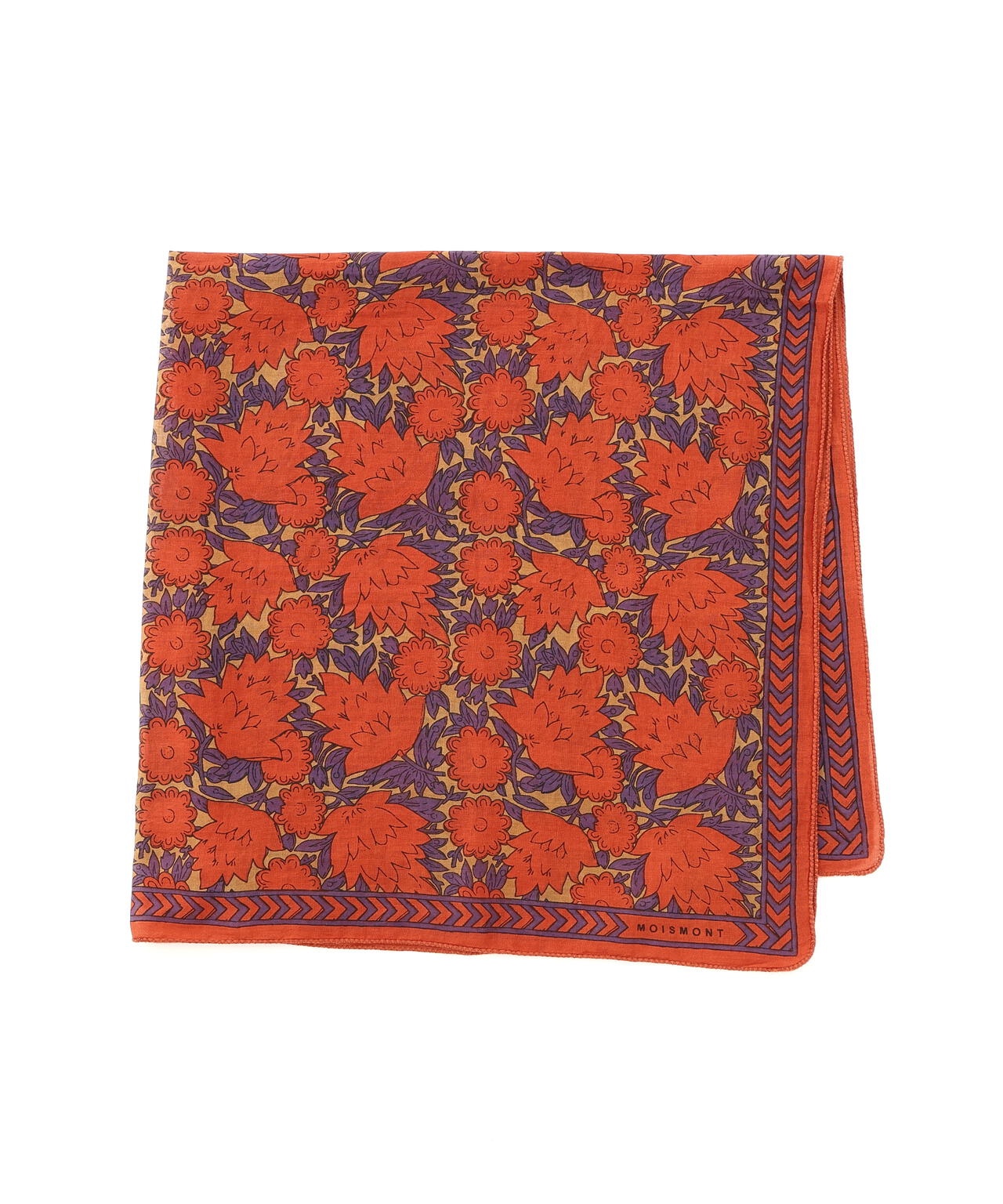 《MOISMONT》フラワープリントスカーフ