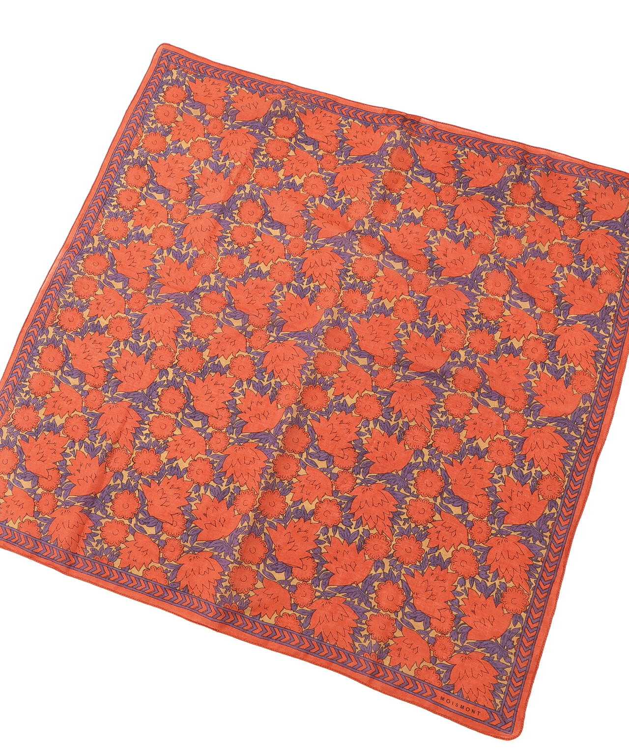 《MOISMONT》フラワープリントスカーフ