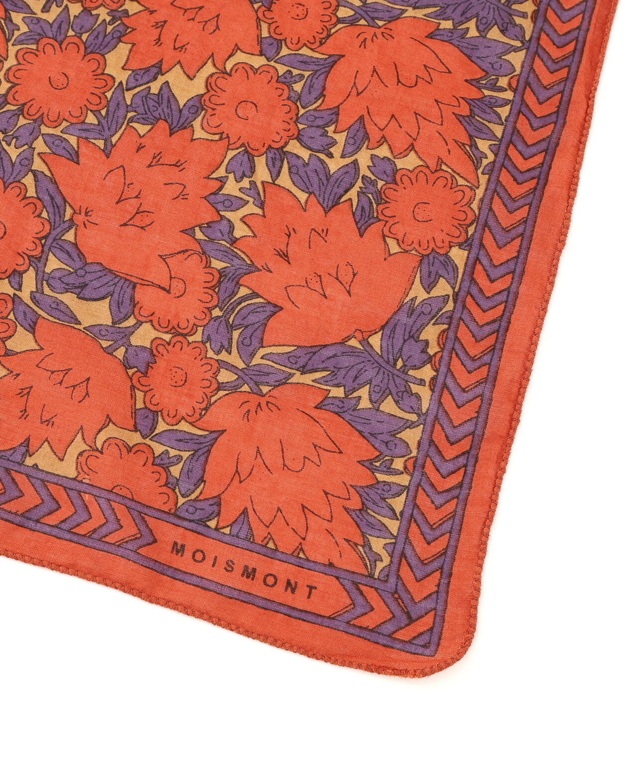《MOISMONT》フラワープリントスカーフ