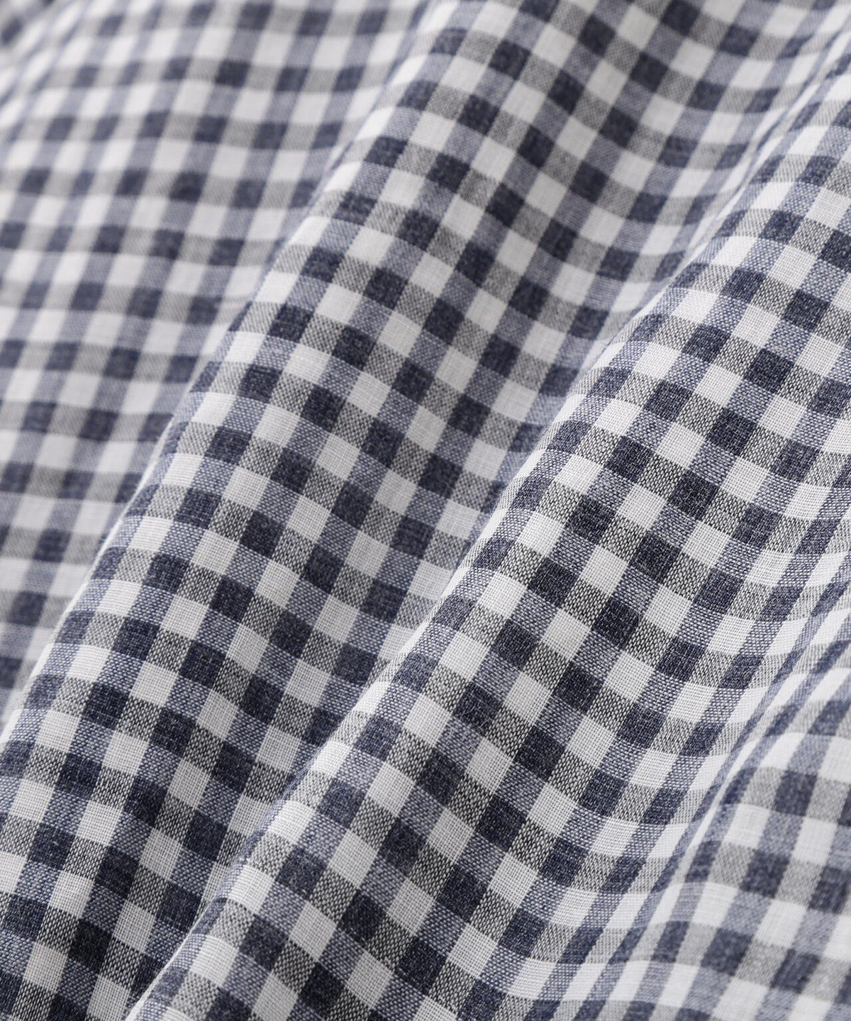 《名品 / 日差し対策 / 洗える / セットアップ》ラミーギンガムチェック バンドカラーシャツブラウス