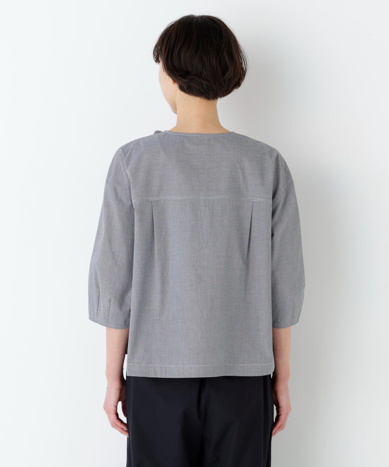 《大人気!追加入荷 / 洗える》ウォッシュドタイプライターフリルブラウス
