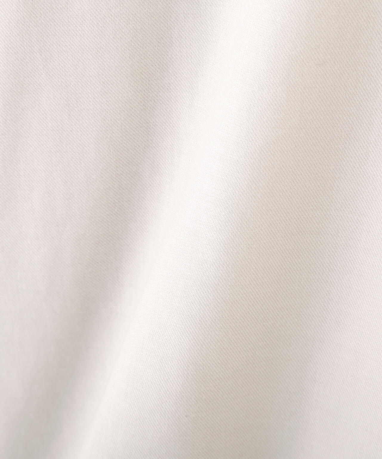 コットンシルクローンピンタックブラウス